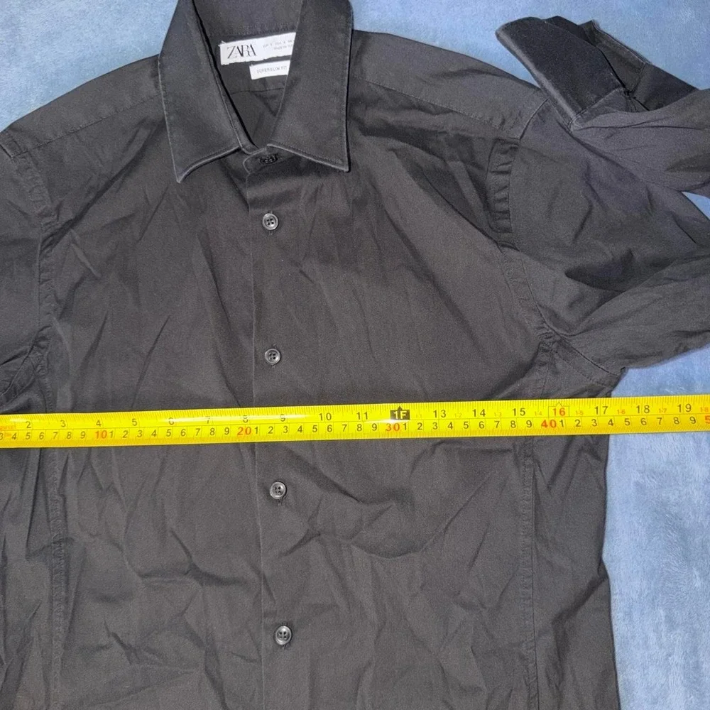 Zara Black Button Up Shirt